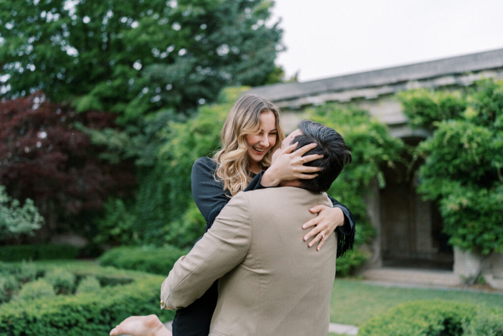 Engagement shoot at the George Eastman house